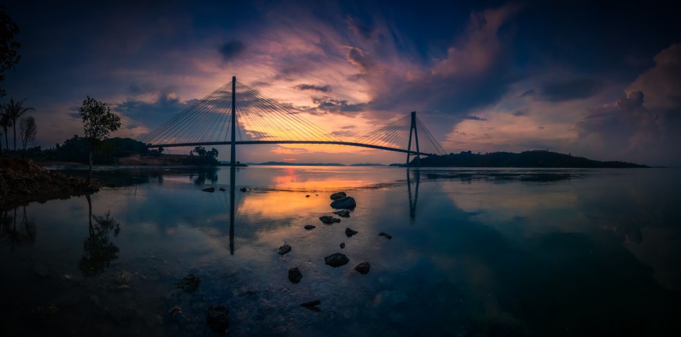 Barelang Bridge Panorama