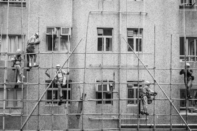 Bamboo Scaffolding by Jeremy Greenberg