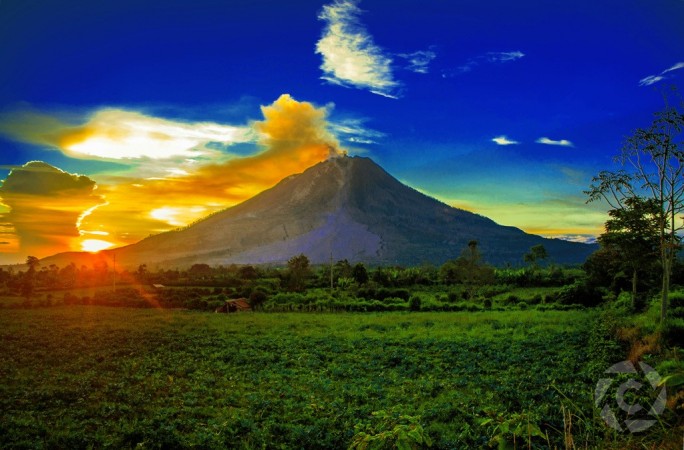 Golden Hour from Mt. Sinabung II by Kriswanto Gintings Coinaphoto
