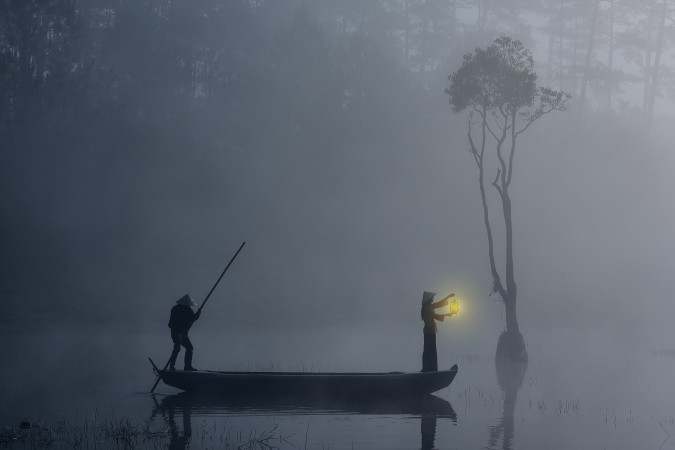 Morning On Tuyen Lam Lake